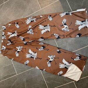 Dressed in LALA brown crane pants